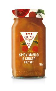 Spicy Mango and Ginger Chutney - pikant